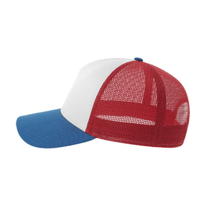Бейсболка RAPPER COTTON-S, 5 клиньев, пластиковая застёжка белый, красный, синий HG-254179-S.1829 фото 5