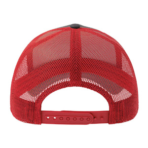 Бейсболка RAPPER COTTON-S, 5 клиньев, пластиковая застёжка темно-серый, красный HG-254179-S.308 фото 3