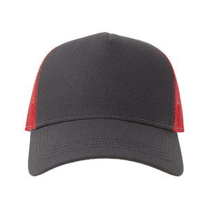 Бейсболка RAPPER COTTON-S, 5 клиньев, пластиковая застёжка темно-серый, красный HG-254179-S.308 фото 4