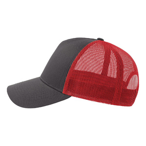 Бейсболка RAPPER COTTON-S, 5 клиньев, пластиковая застёжка темно-серый, красный HG-254179-S.308 фото 5