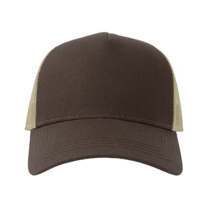 Бейсболка RAPPER COTTON-S, 5 клиньев, пластиковая застёжка коричневый HG-254179-S.3328 фото 4