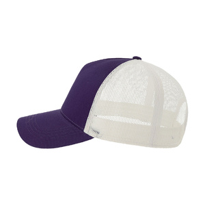 Бейсболка RAPPER COTTON-S, 5 клиньев, пластиковая застёжка фиолетовый, белый HG-254179-S.461 фото 5