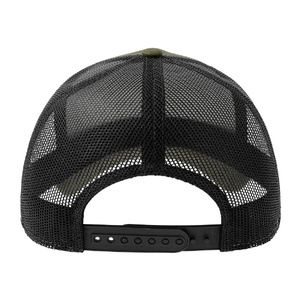 Бейсболка RAPPER COTTON-S, 5 клиньев, пластиковая застёжка оливковый, черный HG-254179-S.935 фото 3