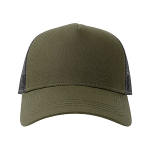 Бейсболка RAPPER COTTON-S, 5 клиньев, пластиковая застёжка оливковый, черный HG-254179-S.935 фото 4