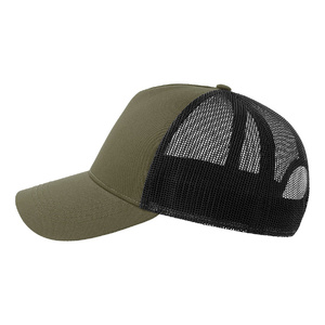 Бейсболка RAPPER COTTON-S, 5 клиньев, пластиковая застёжка оливковый, черный HG-254179-S.935 фото 5