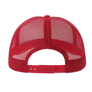 Бейсболка RAPPER-S, 5 клиньев, пластиковая застёжка белый, красный HG-25420-S.108 фото 8