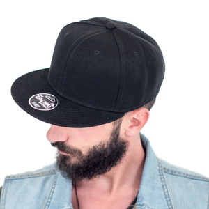 Бейсболка SNAP BACK, 6 клиньев, пластиковая застежка белый, черный HG-25424.135 фото 3