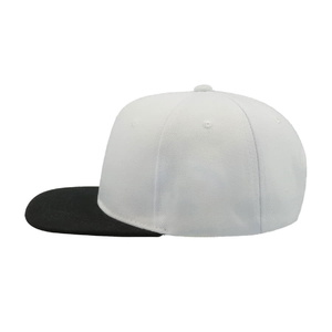 Бейсболка SNAP BACK, 6 клиньев, пластиковая застежка белый, черный HG-25424.135 фото 5
