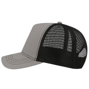 Бейсболка RAPPER CANVAS-S, 5 клиньев, пластиковая застёжка серый, черный HG-254400-S.293 фото 8