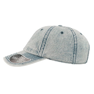 Бейсболка DAD HAT, 6 клиньев, металлическая застежка голубой HG-25462.22 фото 5