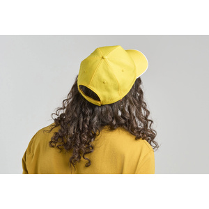 Бейсболка RECY FIVE PIPING, 5 клиньев, застежка-липучка желтый, белый HG-254930-S.03 фото 4