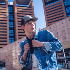 Бейсболка BRYCE, 6 клиньев, пластиковая застежка, переработанный полиэстер темно-синий HG-25498.25 фото 8