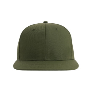 Бейсболка JAMES,6 клиньев,плоский козырек,ПВС застежка оливковый HG-25499.09 фото 5