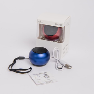 Портативная mini Bluetooth-колонка Sound Burger "Ellipse" синий HG-26531/24 фото 6