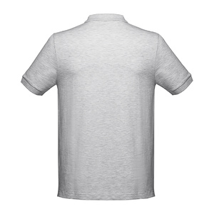 Рубашка-поло мужская ADAM 195 серый меланж HG-353000.29/3XL фото 4