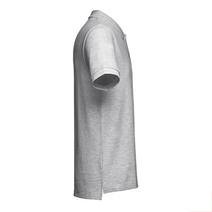 Рубашка-поло мужская ADAM 195 серый меланж HG-353000.29/3XL фото 5