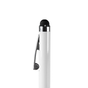 Ручка шариковая со стилусом CLICKER TOUCH белый, серебристый HG-36001/01 фото 3