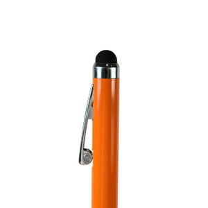 Ручка шариковая со стилусом CLICKER TOUCH оранжевый, серебристый HG-36001/05 фото 3