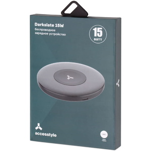 Беспроводное зарядное устройство Accesstyle Darkslate 15W, черный HG-37121/35 фото 9