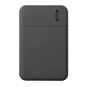 Универсальный аккумулятор Flash 5 (5000 мАч) с подсветкой и soft touch, черный, 9,8х6.3х1,3 см HG-37174/35 фото 4