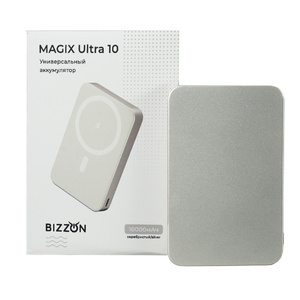 Универсальный аккумулятор MAGIX Ultra 10 (10000мАч) с быстрой и беспроводной зарядкой, серебристый HG-37184/47 фото 6