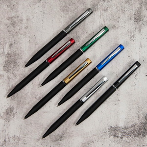Ручка шариковая M1, пластик, металл, покрытие soft touch зеленый, черный HG-38021/35/15 фото 4