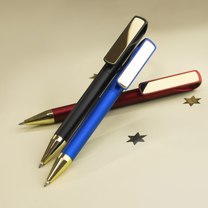 Ручка шариковая GLOSSY GOLD сизый, золотистый HG-38027/24 фото 4