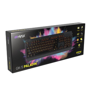 Клавиатура игровая HIPER PALADIN GK-5, черный HG-38103 фото 4