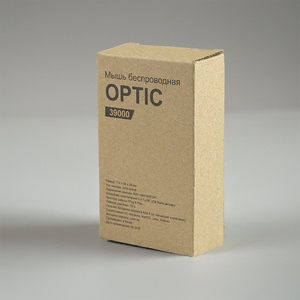 Мышь беспроводная OPTIC, черная, пластик HG-39000/35 фото 4