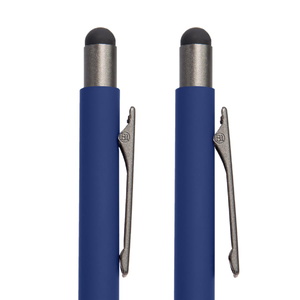 Ручка шариковая FACTOR GRIP со стилусом синий, серый HG-40395/24/30 фото 4