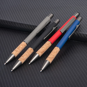 Ручка шариковая FACTOR GRIP со стилусом синий, серый HG-40395/24/30 фото 9