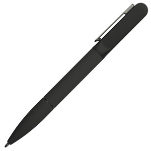 Ручка шариковая NEO с подсветкой после гравировки, soft touch черный, серебристый HG-40403/35/30 фото 3