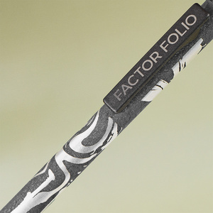 Ручка шариковая FACTOR FOLIO серый, серебристый HG-40405/29 фото 3