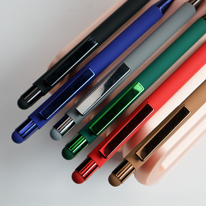 Ручка шариковая FACTOR COLOR со стилусом синий HG-40406/24 фото 8