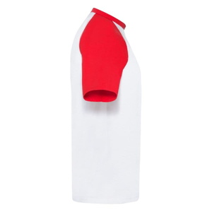 Футболка мужская SHORT SLEEVE BASEBALL T 160 красный, белый HG-610260.WM/2XL фото 4