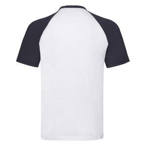 Футболка мужская SHORT SLEEVE BASEBALL T 160 темно-синий, белый HG-610260.we/2xl фото 3