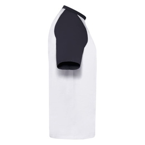Футболка мужская SHORT SLEEVE BASEBALL T 160 темно-синий, белый HG-610260.we/2xl фото 4