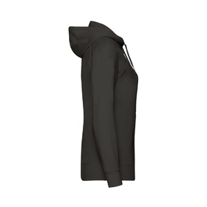 Толстовка женская без начеса LADIES LIGHTWEIGHT HOODED SWEAT 240 черный HG-621500.36/L фото 5
