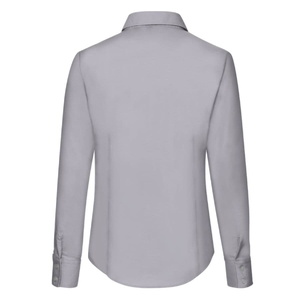 Рубашка женская LONG SLEEVE OXFORD SHIRT LADY-FIT 135 серый HG-650020.oc/l фото 3