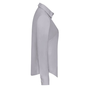 Рубашка женская LONG SLEEVE OXFORD SHIRT LADY-FIT 135 серый HG-650020.oc/l фото 4