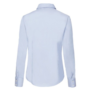 Рубашка женская LONG SLEEVE OXFORD SHIRT LADY-FIT 135 голубой HG-650020.od/l фото 3
