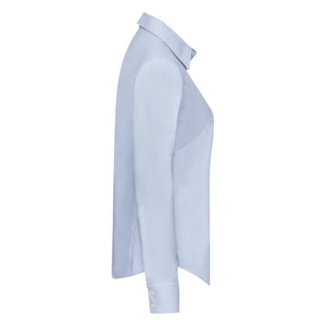 Рубашка женская LONG SLEEVE OXFORD SHIRT LADY-FIT 135 голубой HG-650020.od/l фото 4