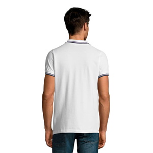 Поло мужское PASADENA MEN 200 белый, темно-синий HG-700577.904/2xl фото 4