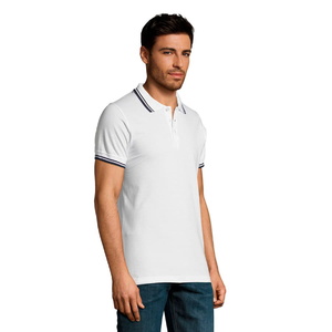Поло мужское PASADENA MEN 200 белый, темно-синий HG-700577.904/2xl фото 5