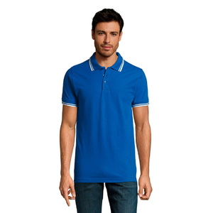 Поло мужское PASADENA MEN 200 синий, белый HG-700577.913/2xl фото 3