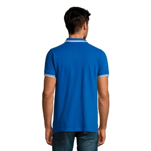 Поло мужское PASADENA MEN 200 синий, белый HG-700577.913/2xl фото 4