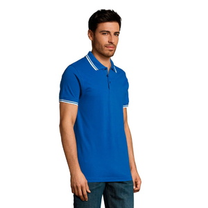 Поло мужское PASADENA MEN 200 синий, белый HG-700577.913/2xl фото 5