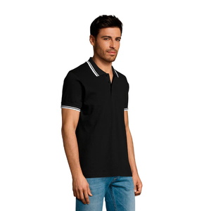 Поло мужское PASADENA MEN 200 черный, белый HG-700577.935/2xl фото 5