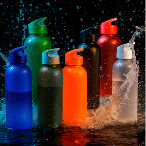 Бутылка для воды LIQUID 2 оранжевый HG-7256/06 фото 7