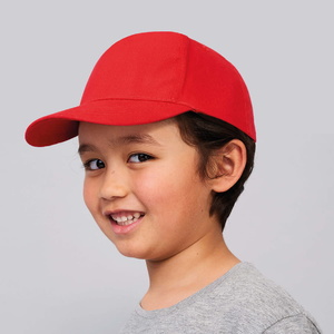Бейсболка детская SUNNY KIDS, 5 клиньев, застежка на липучке красный HG-788111.145 фото 3